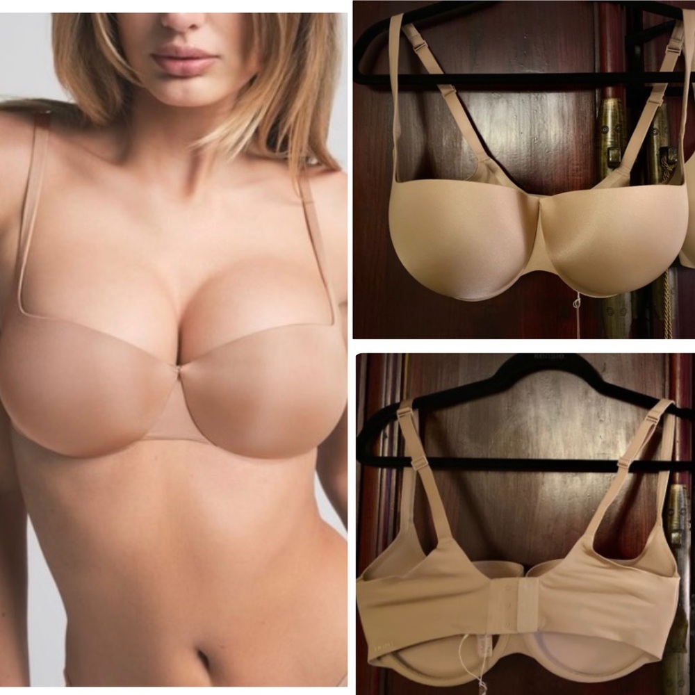 SKIMS Ultimate Push-Up Balconette Bra in Color Clay 34DDD - NWT